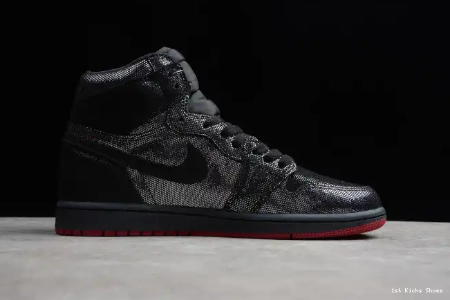 1st Kicks Shoes OG High Red 1 Gym Retro Jordan DC7071-001 Black Air 0514